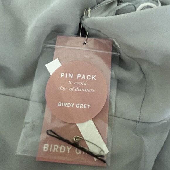 NWT BIRDIE GREY Women’s Halter Gray Cocktail/Party/Bridesmaid Lined Dress Size M - Picture 12 of 15